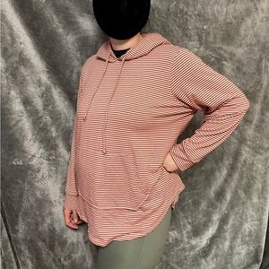 Super Comfy Workshop Republic Clothing Red Stripped Hoodie